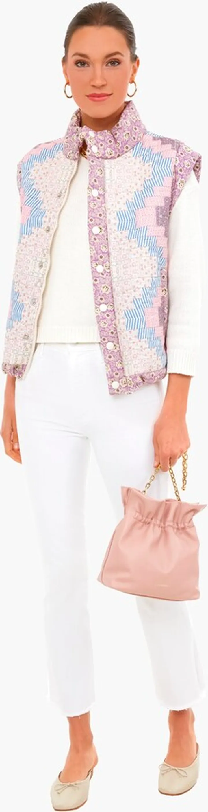 Multi Ida Print Puffer Vest