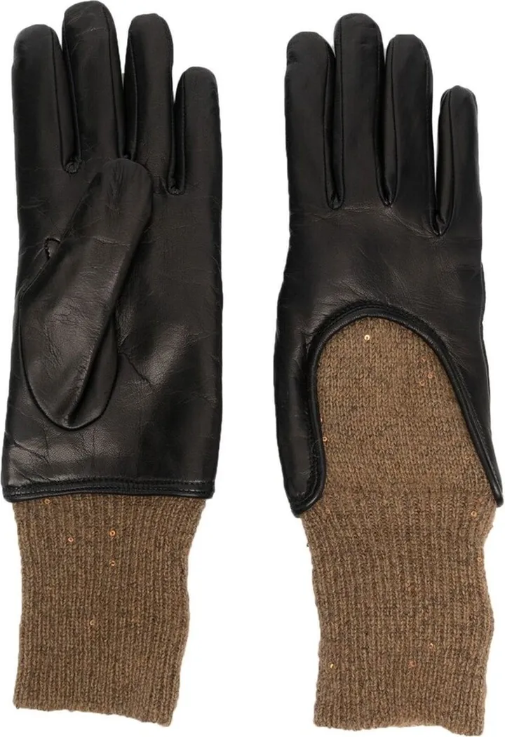 Leather-Wool Gloves
