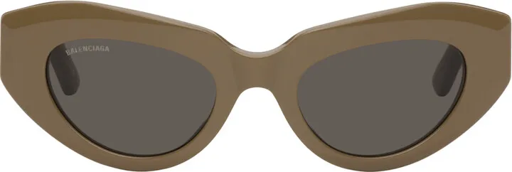 Balenciaga Khaki Rive Gauche Sunglasses