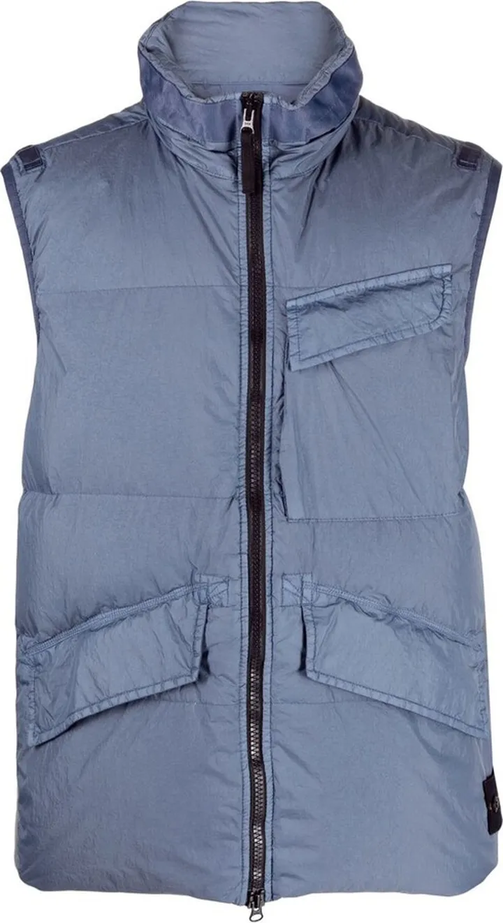 Padded High-Neck Gilet