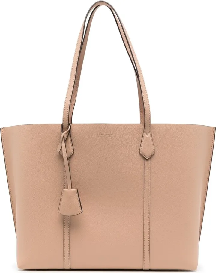 Triple Leather Tote Bag