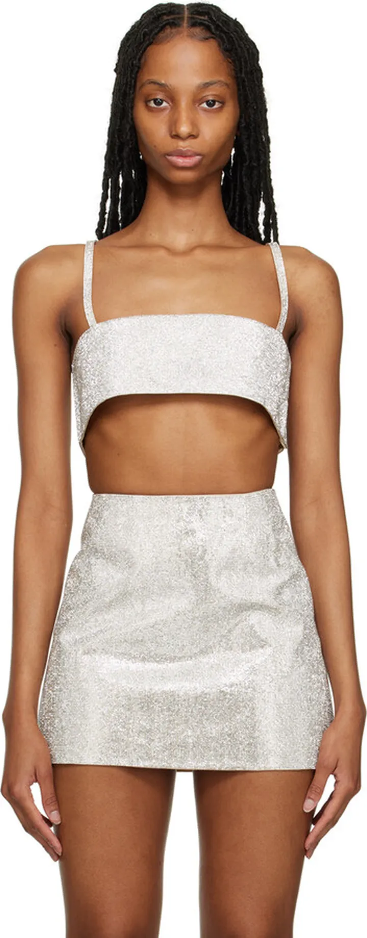 NUÉ Silver Charlotte Camisole