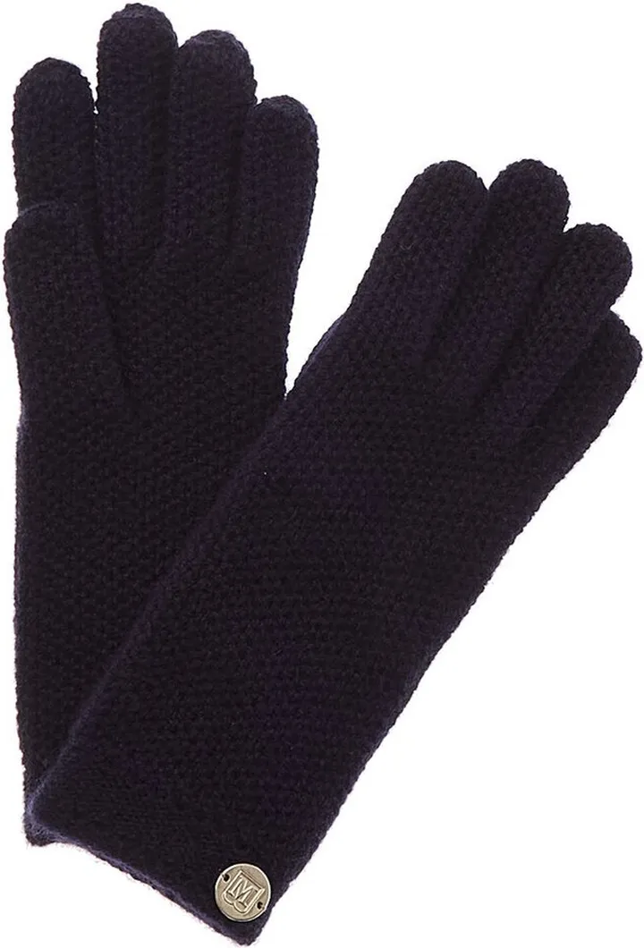 Bruno Magli Honeycomb Knit Cashmere Gloves