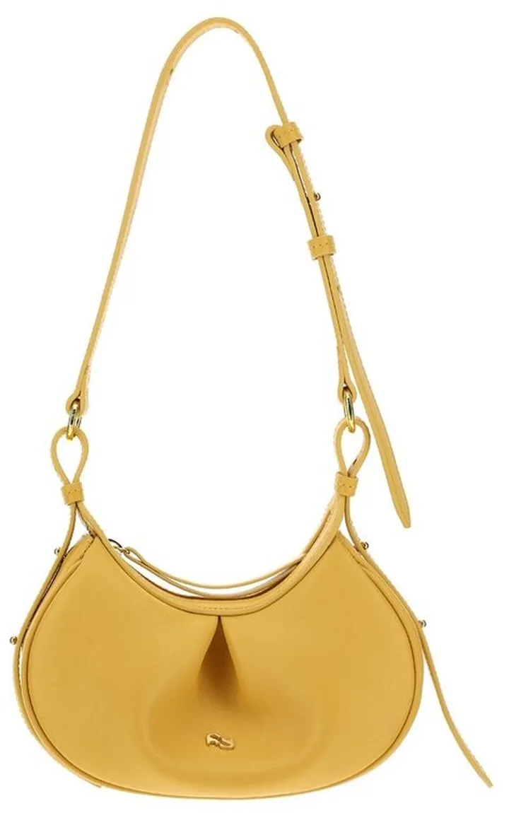 Yuzefi Mini Bean Logo Plaque Shoulder Bag