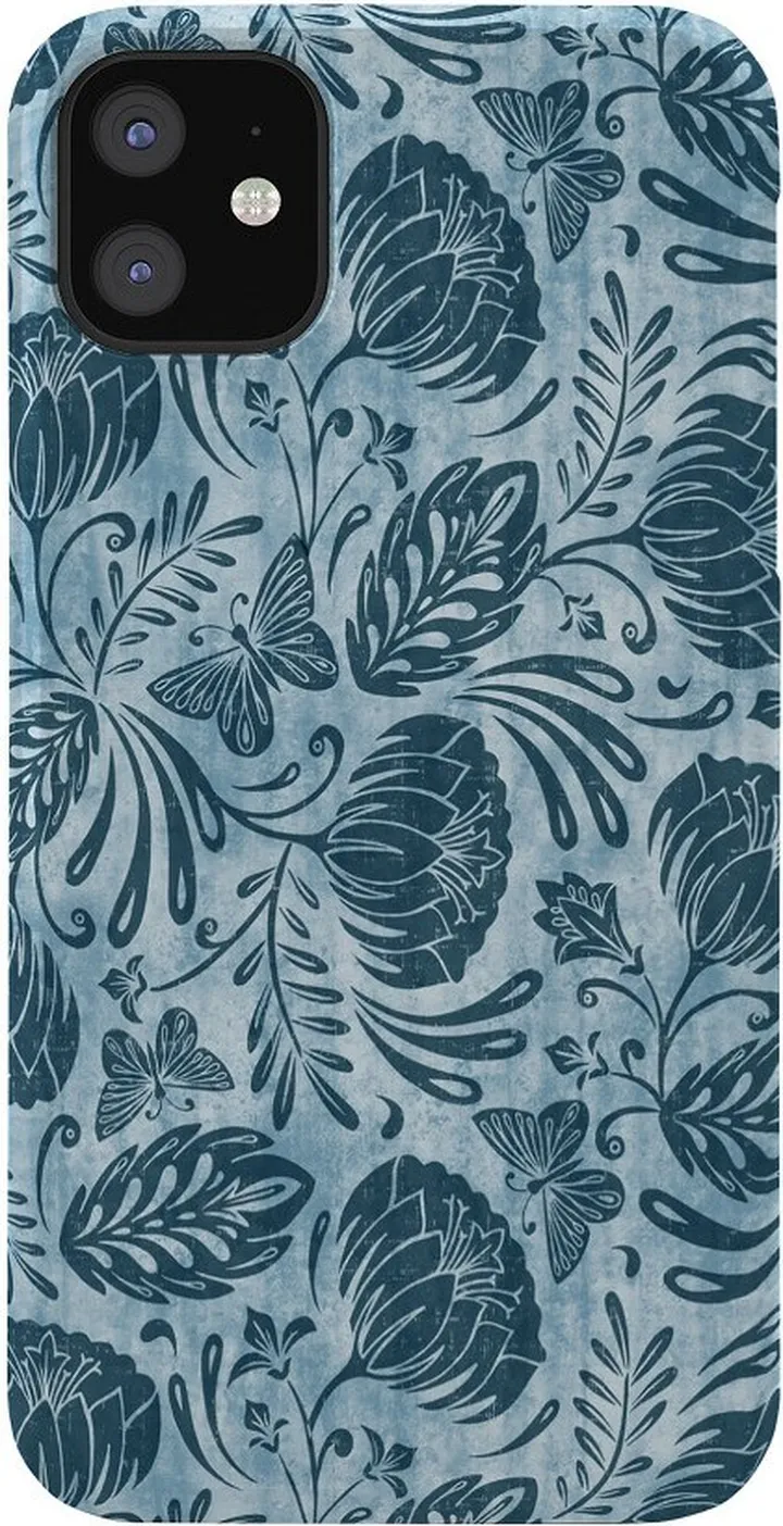 Heather Dutton Arabella Washed Indigo Snap iPhone 11 Case - Society6