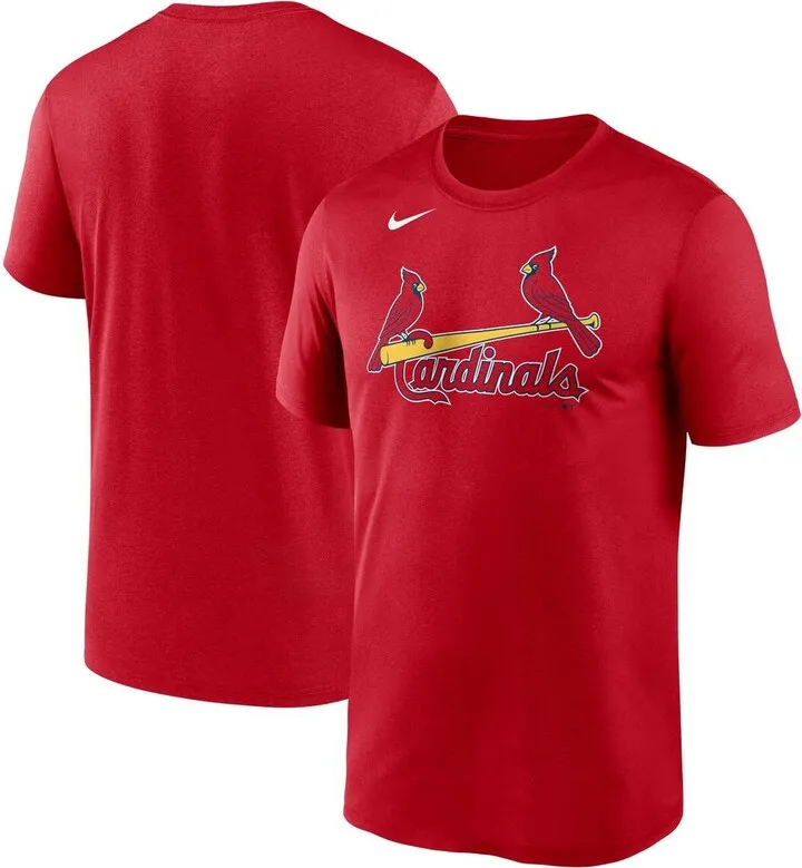 Men's Nike Red St. Louis Cardinals Wordmark Legend Big and Tall T-shirt