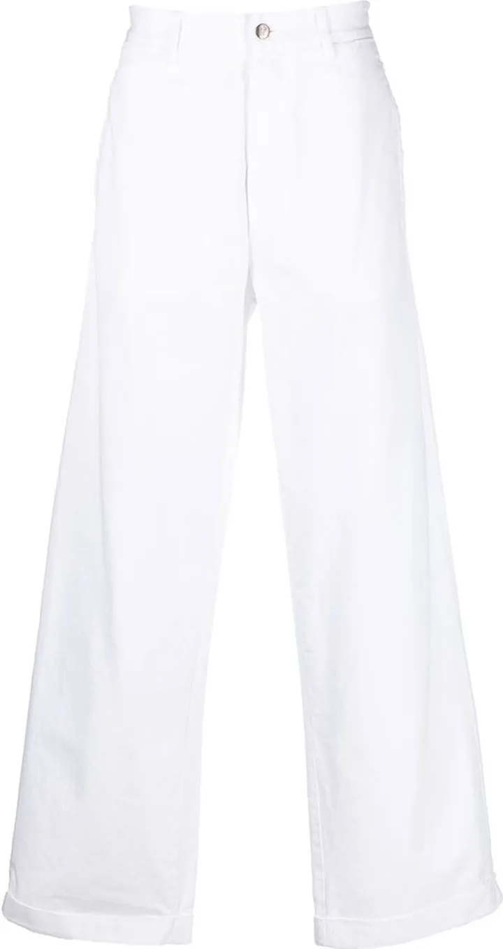 Logo-Print Wide-Leg Trousers