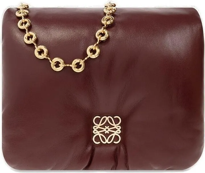 Loewe Goya Puffer Chained Shoulder Bag