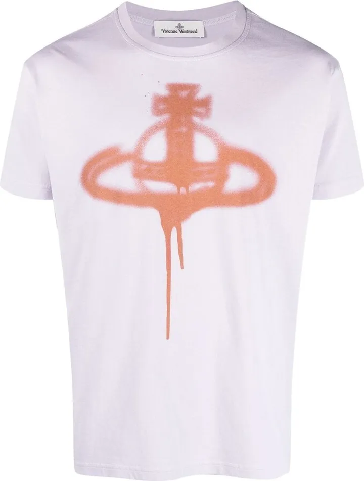 Orb-print short-sleeved T-shirt