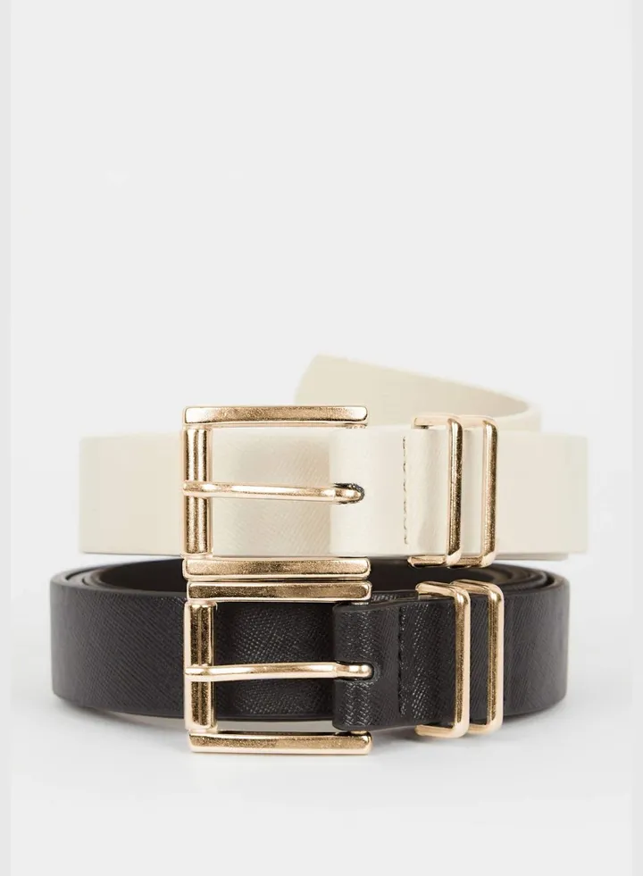 2 Pack Woman Classic Belt