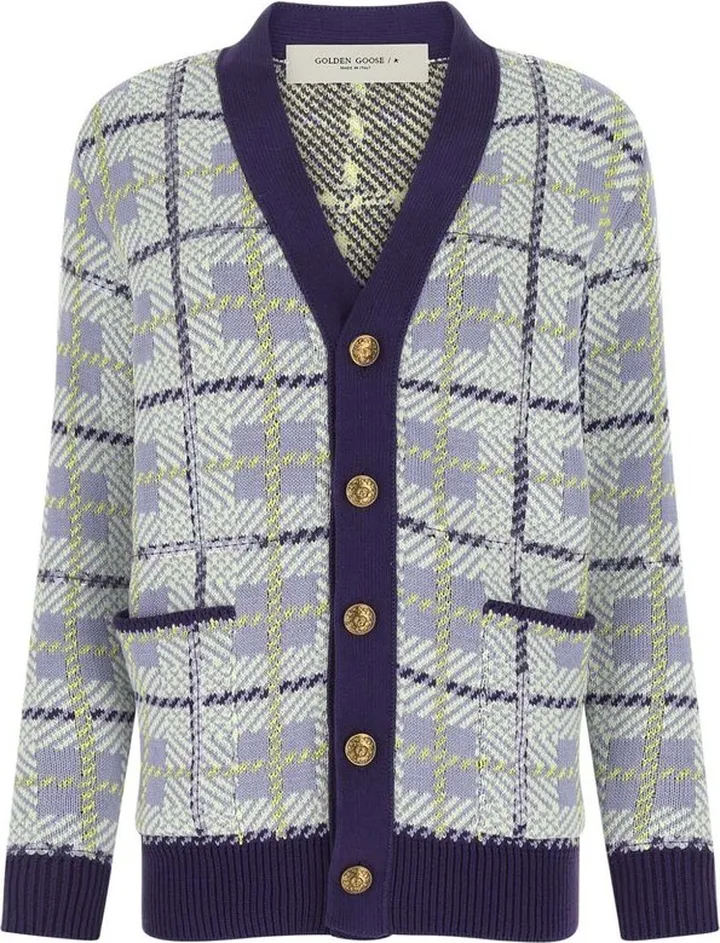 Golden Goose Deluxe Brand Journey Collection V-Neck Cardigan
