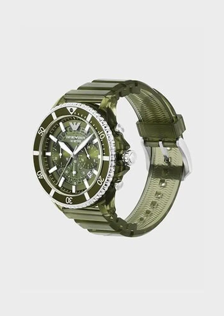 Chronograph Olive Polyurethane Watch