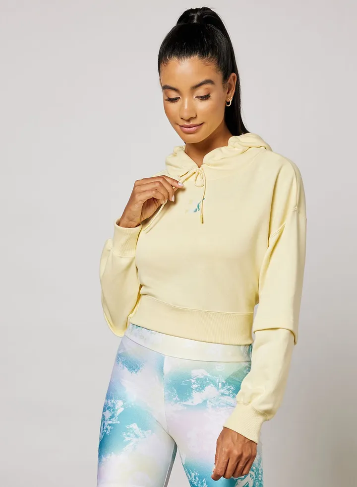 Crystal Galaxy Tie-Up Hoodie