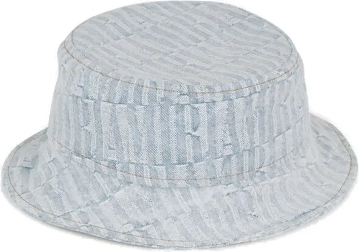 Amiri Logo Detailed Denim Bucket Hat