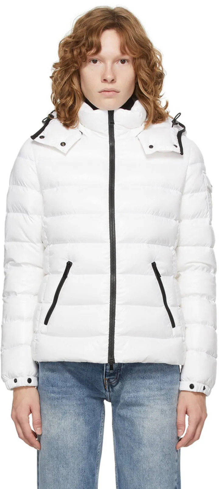 Moncler White Down Bady Jacket