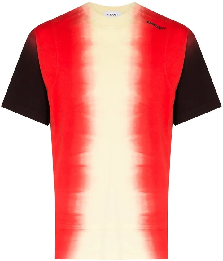 tie-dye panel T-shirt