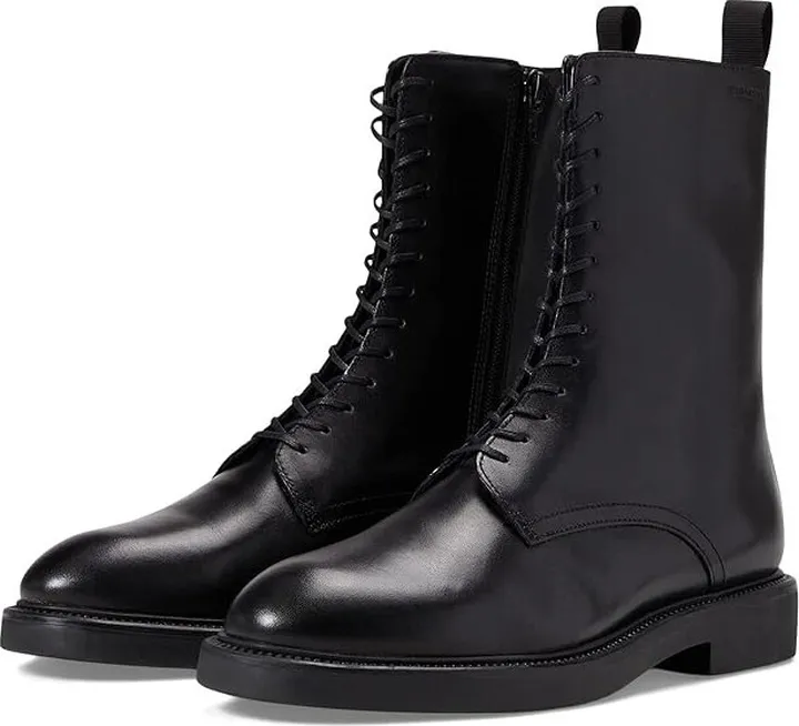Vagabond Shoemakers Alex W Leather Lace-Up Boot (Black) Women's Shoes