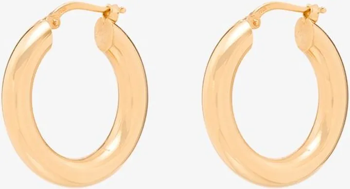 Gold-Plated Hoop Earrings
