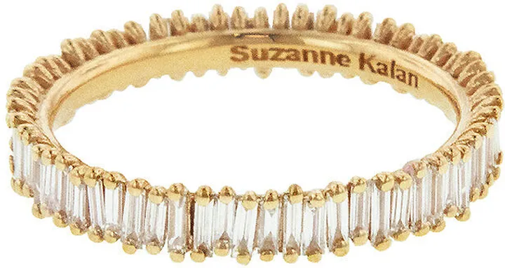 Mini Classic Diamond Firework Yellow Gold Eternity Ring