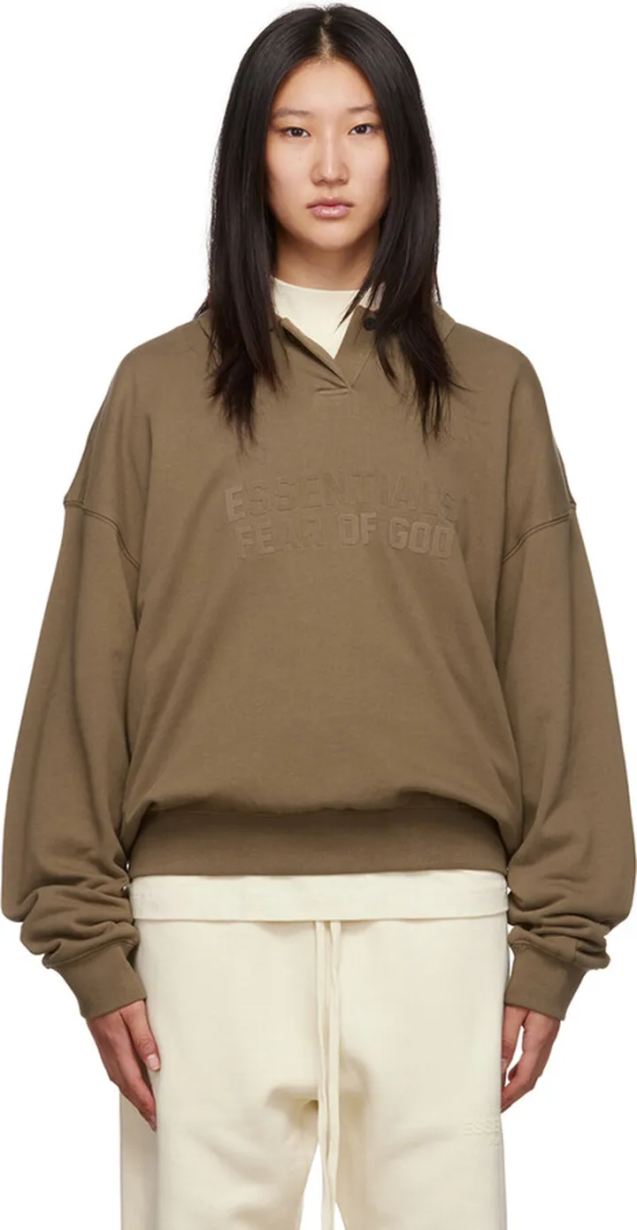 Essentials Brown Lightweight Polo