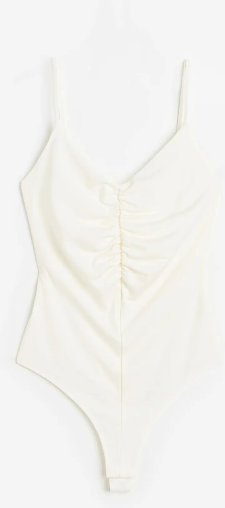 Gathered Thong Bodysuit