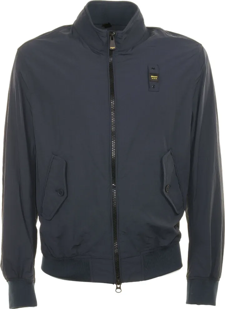 Light Stretch Nylon Bomber Jacket