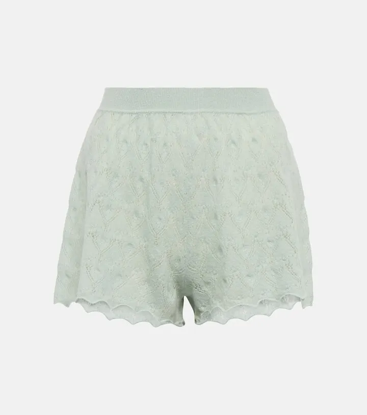 Cashmere and silk shorts
