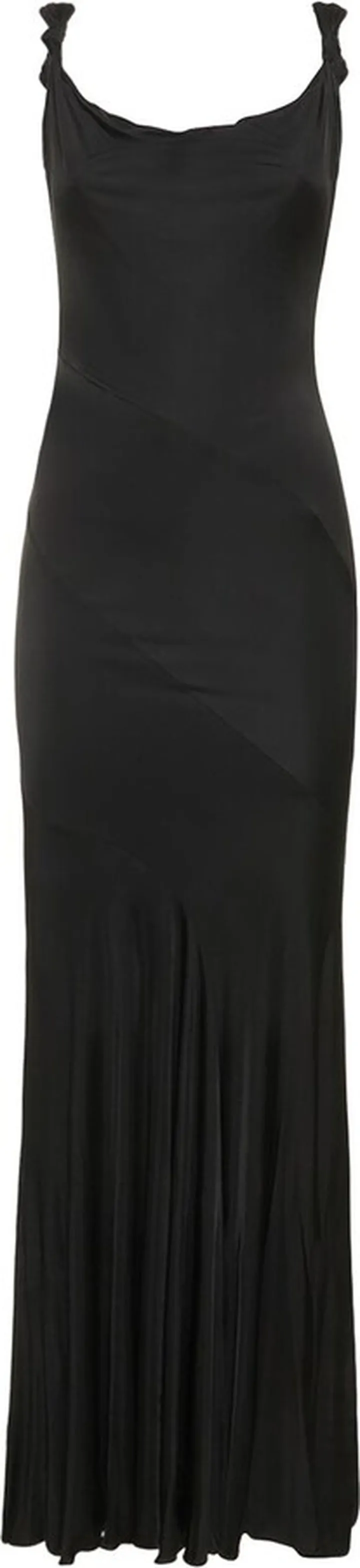 Sleeveless jersey long dress