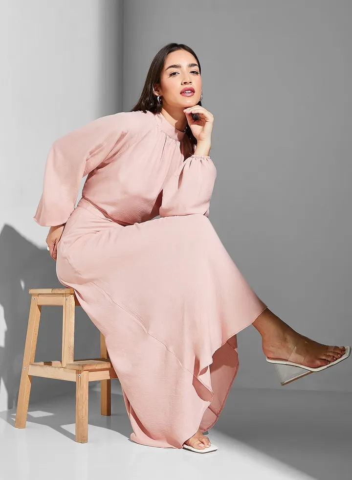 Balloon Sleeve Top & Pants Set