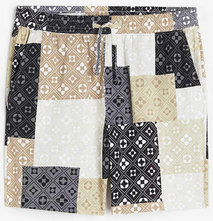 Regular Fit Pajama Shorts