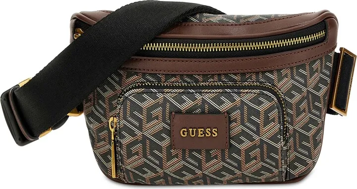 Guess Men's Ederlo Water-Resistant Faux-Leather Belt Bag