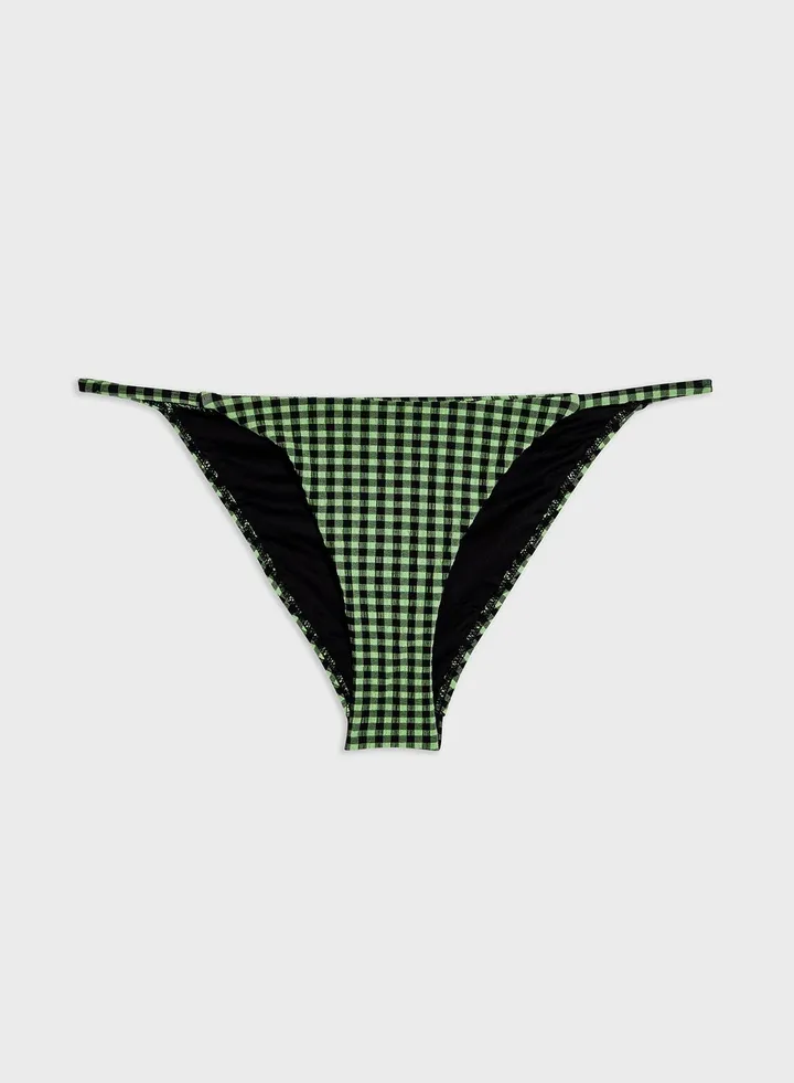 Gingham Bikini Bottoms