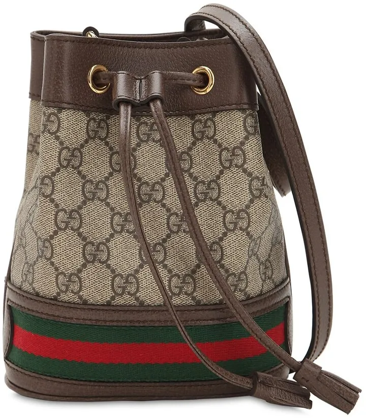 Mini Ophidia GG Supreme bucket bag