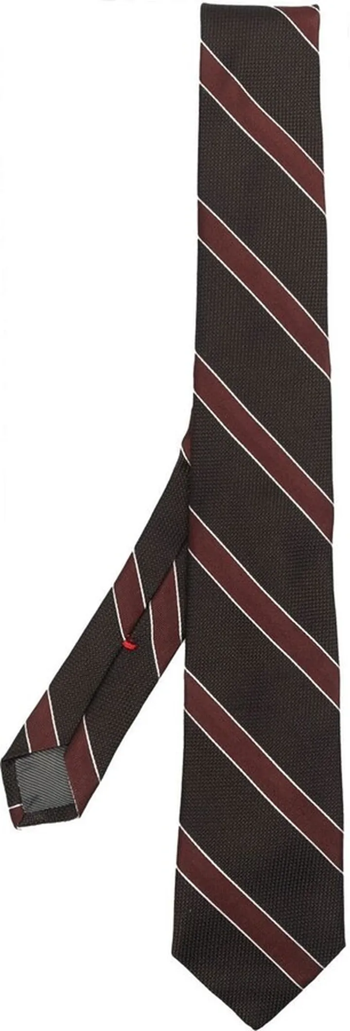 Diagonal Stripe-Print Tie