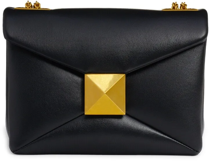 One Stud Leather Shoulder Bag