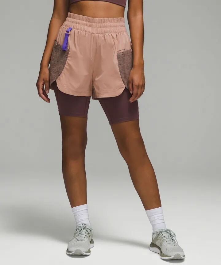 Drop-In Pocket High-Rise Hiking Shorts 4"