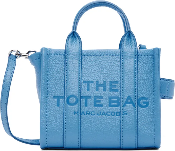 Marc Jacobs Blue Micro 'The Tote Bag' Tote