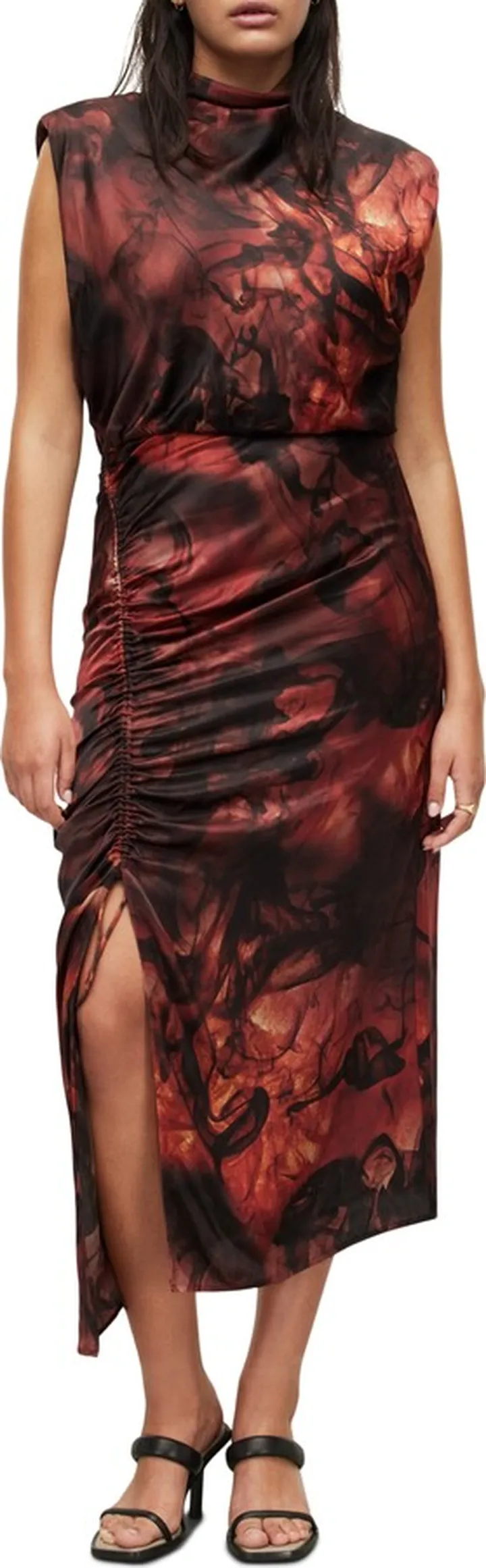 Isa Claudia Sleeveless Midi Dress