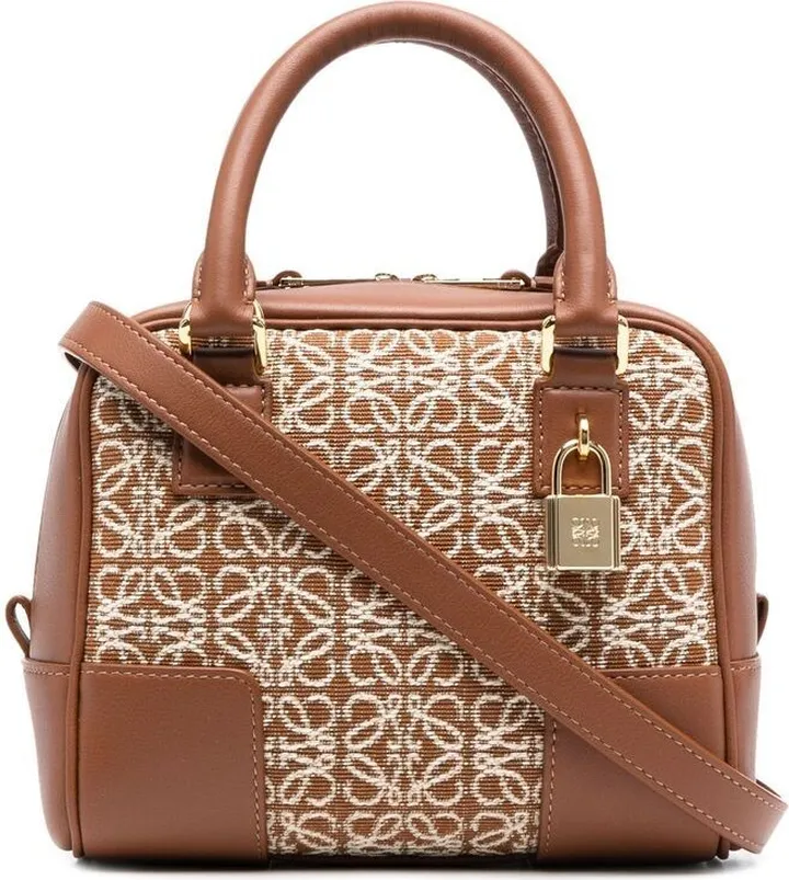 LOEWE- Anagram Jacquard Amazona Handbag