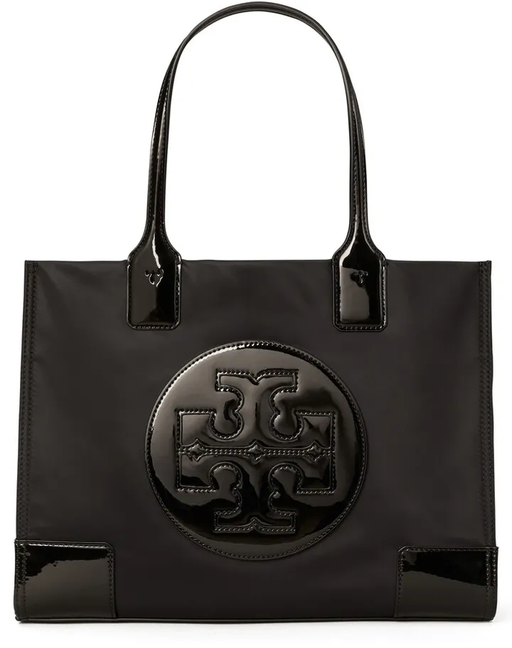 Ella Patent Nylon Mini Tote