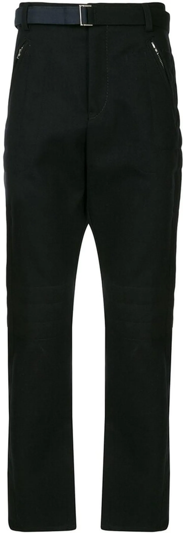 Wool Straight-Leg Trousers