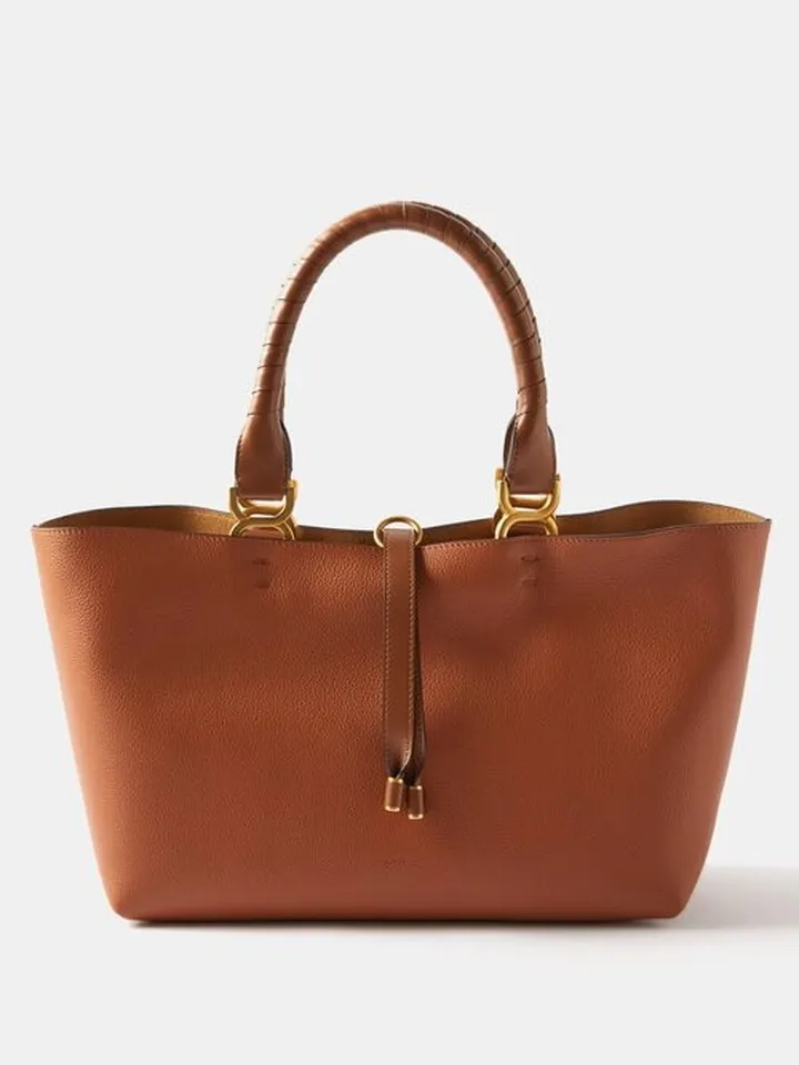 Marcie Medium Leather Tote Bag