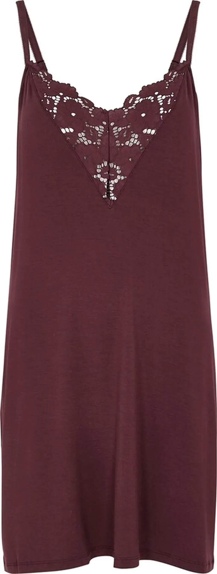 Eberjey Naya Lace-trimmed Stretch-jersey Chemise