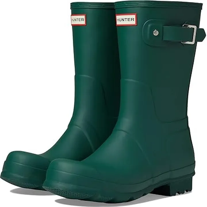 Hunter Original Short Rain Boots (Thicket Green) Men's Rain Boots