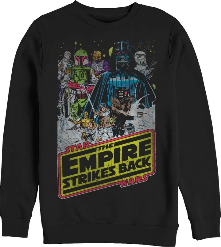 Men's Star Wars Movie Poster Sweatshirt - Black - X Large
