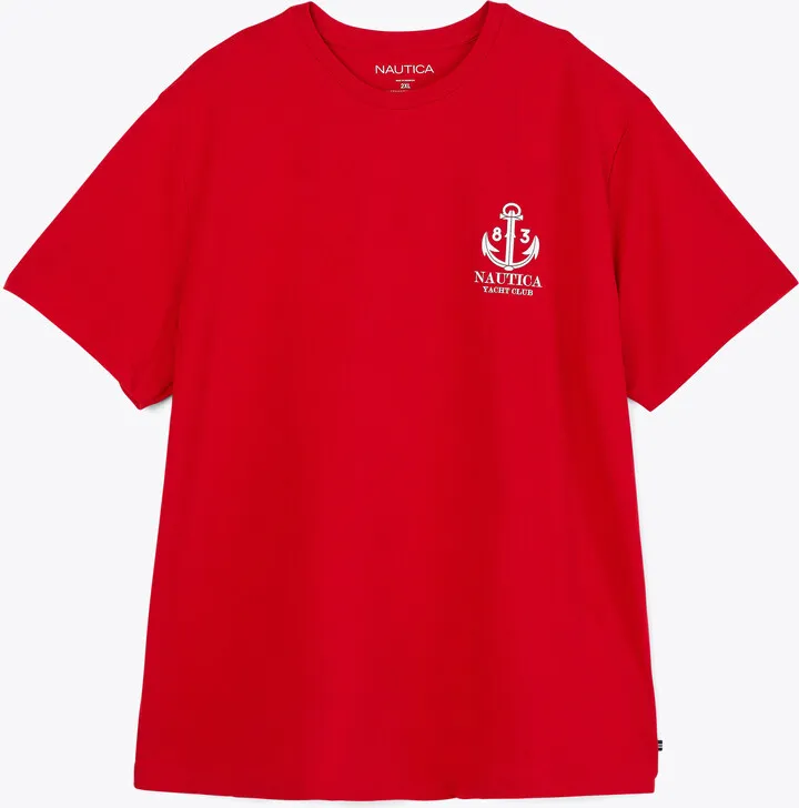 Big & Tall Sustainably Crafted Yacht Club Graphic T-Shirt
