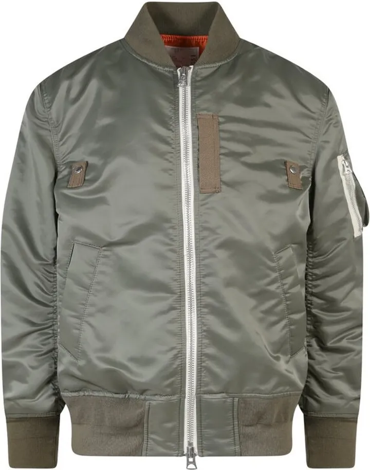 Sacai Zip-Up Bomber Jacket