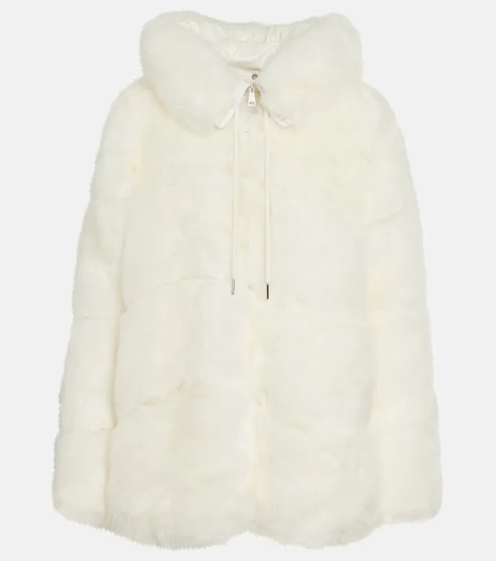Epilobe faux fur down jacket