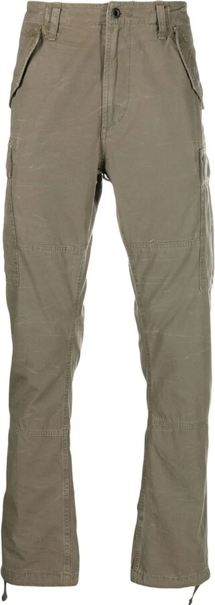 Straight-Leg Cotton Cargo Pants