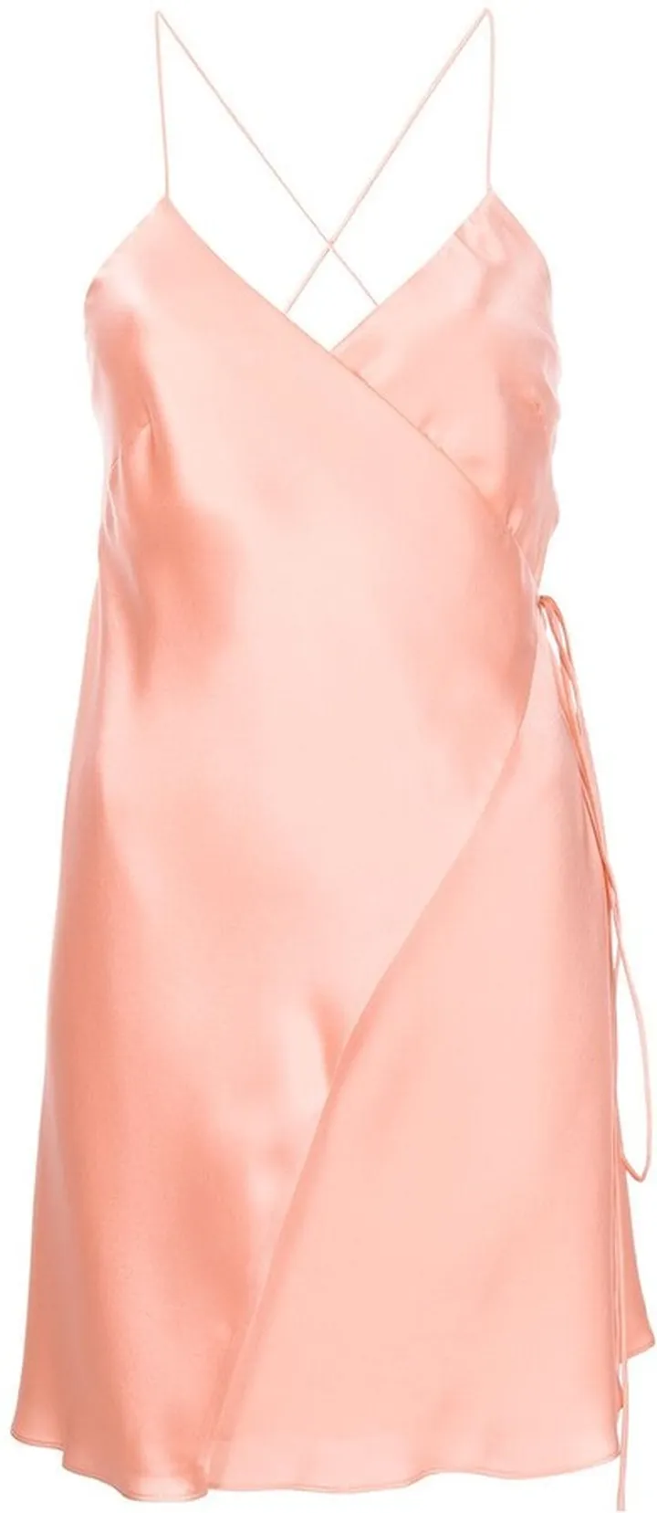 Strappy Wrap Mini Dress